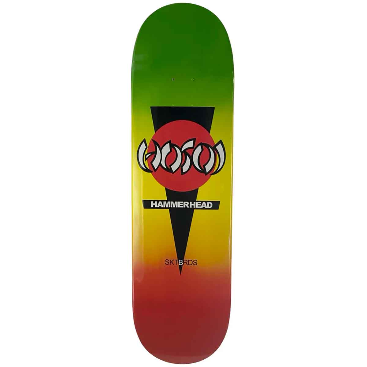 Hosoi Rasta Hammerhead Pop Skateboard Deck - 8x31.75 | SoCal Skateshop