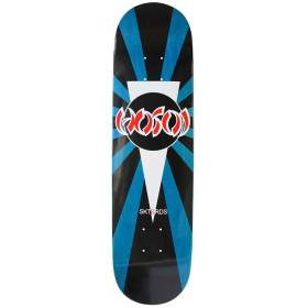 8.5x32.25 Hosoi Rising Sun Pop Deck - Black/Blue