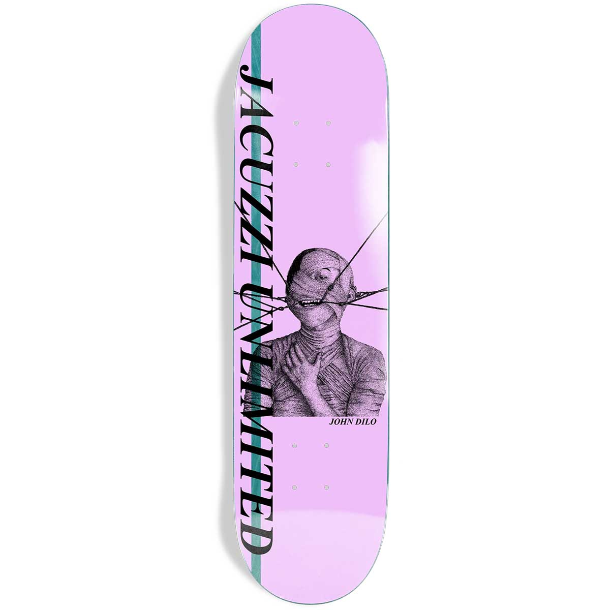 Jacuzzi Unlimited John Dilo Mummy EX7 Skateboard Deck - 8.25x32