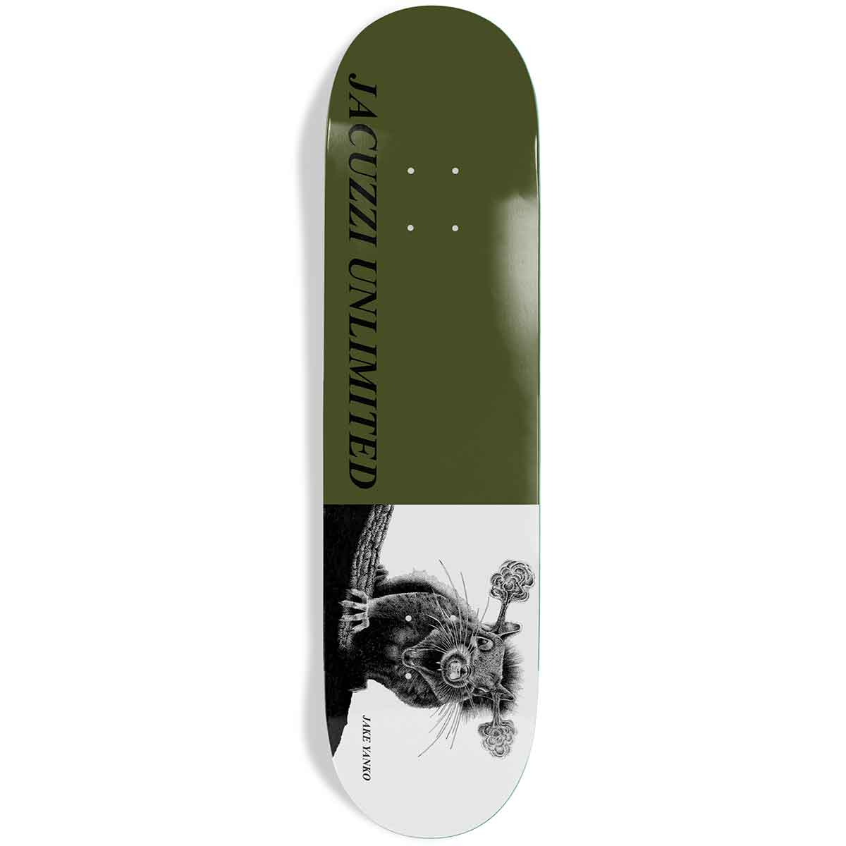 Jacuzzi Unlimited Jake Yanko Rabid EX7 Skateboard Deck - Green