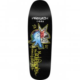 9.81x32.06 Krooked Gonz Sig Shaped Deck - Black