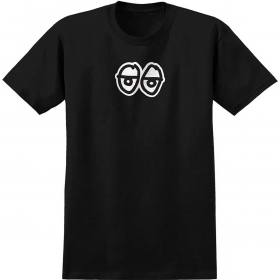 Krooked Skateboards Eyes LG T-Shirt - Black/White
