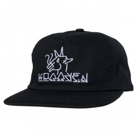 Krooked Skateboards Tarragon Snapback Hat - Black