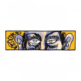 Krooked Skateboards Watcher Sticker - 7"