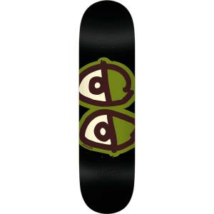 8.5x31.85 Krooked Team Eyes Deck - Black