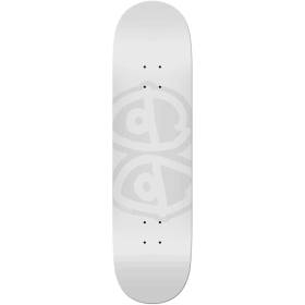 8.06x31.8 Krooked Team Eyes Deck - Dipped White