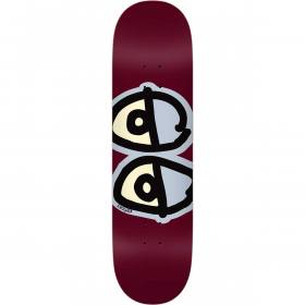 8.75x32.62 Krooked Team Eyes Deck - Maroon