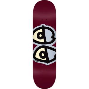 8.75x32.62 Krooked Team Eyes Deck - Maroon