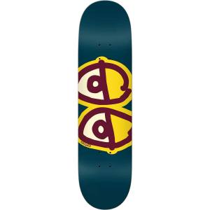 8.25x32 Krooked Team Eyes Deck - Olive