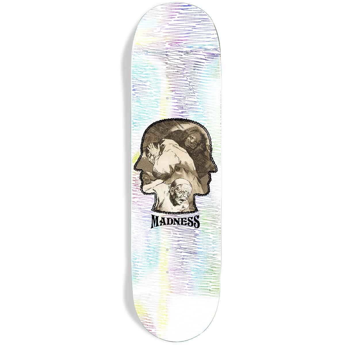 Madness Jedd McKenzie Demons R7 Skateboard Deck - White