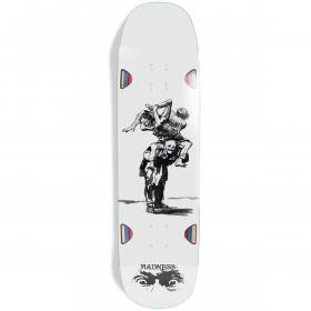8.75x32.5 Madness Long Haul R7 Shaped Deck -White