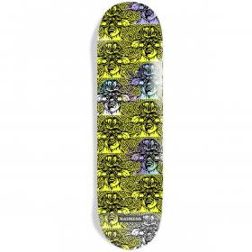 8.25x32 Madness Repeat Offender R7 Deck - Safety Yellow/Holographic