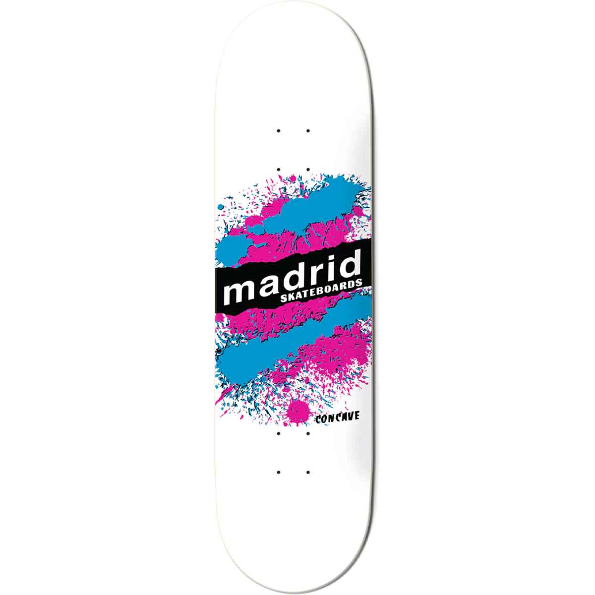 Madrid Explosion Skateboard Deck - White 8x32 | SoCal Skateshop