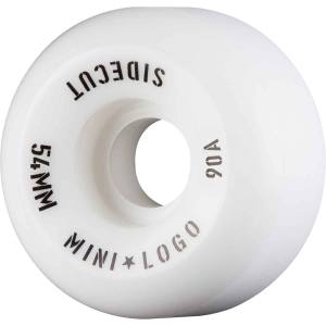 54mm 90a Mini Logo Hybrid Sidecut Wheels - White
