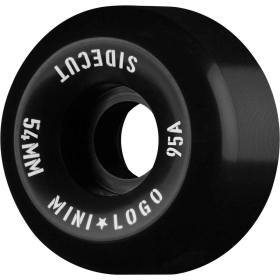54mm 95a Mini Logo Hybrid Sidecut Wheels - Black