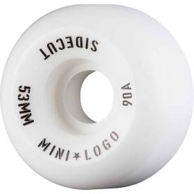53mm 90a Mini Logo Hybrid Sidecut Wheels - White