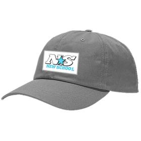 New School NS Logo Snapback Hat - Grey