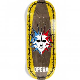 12x32.4 Opera Fatties Torn Spike EX7 Deck - Brown/Yellow