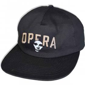 Opera Club Snapback Hat - Black