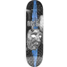 9x32.1 Opera Trey Wood Horns Pro EX7 Deck - Black/Blue Bleed