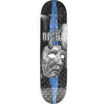 Opera Secret Society EX7 Shaped Skateboard Deck - Orange/Yellow