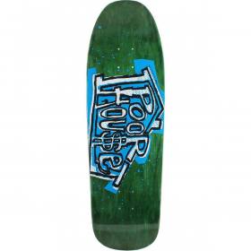 9.5x32 Poorhouse Shaped Deck - Green Stain