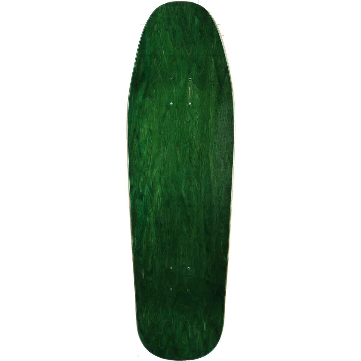Poorhouse Shaped Skateboard Deck - Green Stain 9.5x32 | SoCal