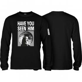 Powell Peralta Animal Chin Long Sleeve T-Shirt - Black