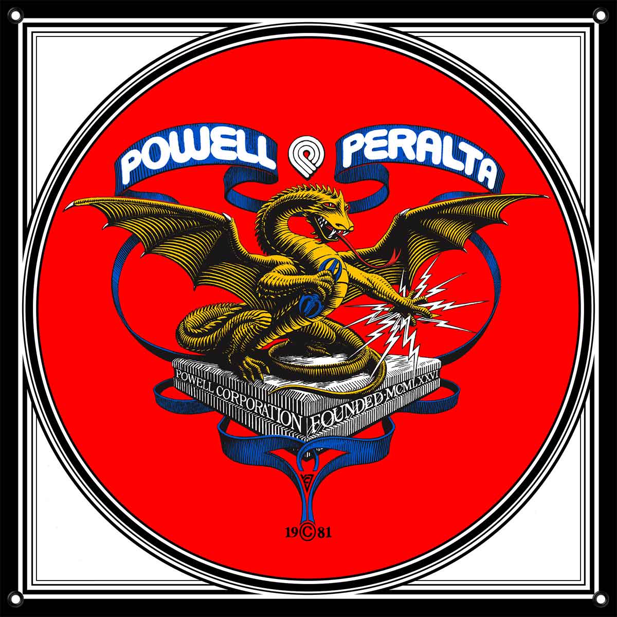 powell peralta ロゴ Powell Peralta Skateboards Banner Dragon
