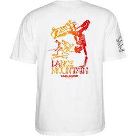Powell Peralta Bones Brigade Series 17 Lance Mountain T-Shirt - White - PRE-ORDER