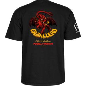 Powell Peralta Bones Brigade Series 17 Steve Caballero T-Shirt - Black - PRE-ORDER