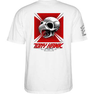 Powell Peralta Bones Brigade Series 17 Tony Hawk T-Shirt - White - PRE-ORDER