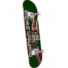 Powell Peralta Cab Ban This Birch Complete Skateboard - Green/Metallic Gold 7.5x28.65