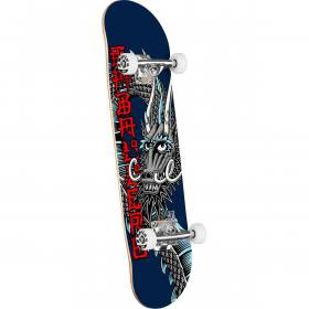 Powell Peralta Cab Ban This Birch Complete Skateboard - Navy 8.25x31.95
