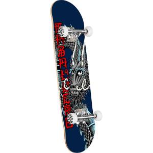 Powell Peralta Cab Ban This Birch Complete Skateboard - Navy 8.25x31.95