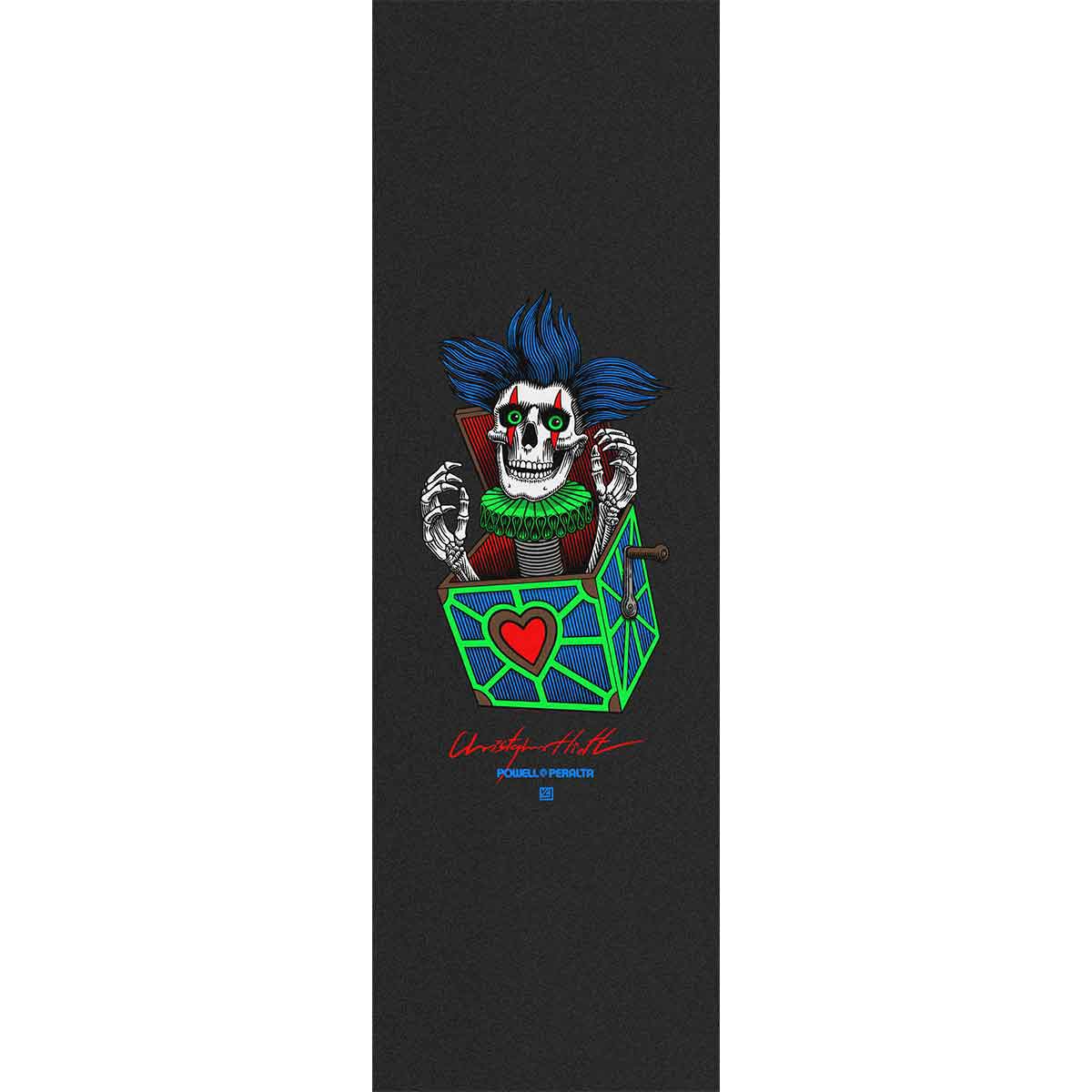 Powell Peralta Chris Hiett Skull Premium Printed Skateboard