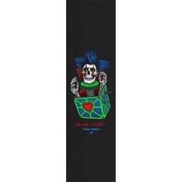 Black Label Omar Hassan Fire It Up Skateboard Deck - Blue Stain