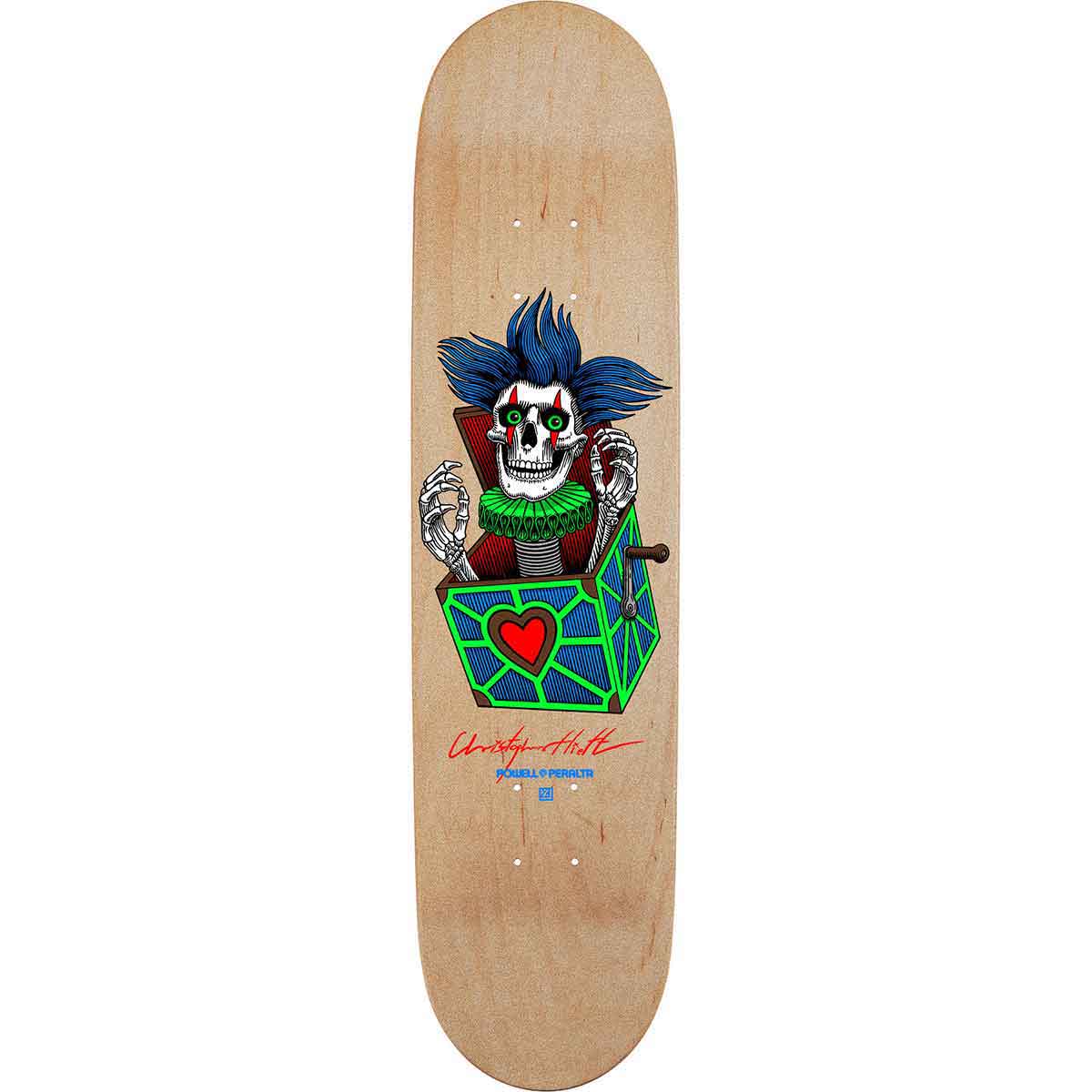 Powell Peralta Chris Hiett Skull Premium Printed Skateboard