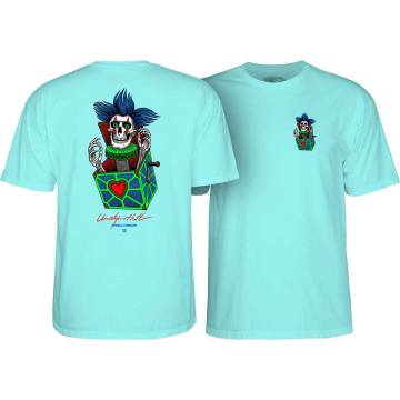 Powell Peralta Skateboards Skull & Nunchucks Bruce Lee Collab T