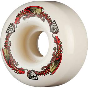50mm x 30mm 93a Powell Peralta Dragon Formula Dragon V1 Wheels - White