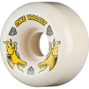 52mm x 36mm 97a Powell Peralta Dragon Formula Andy Anderson Pro Nano-Cubic Asymmetrical Wheels - Whi