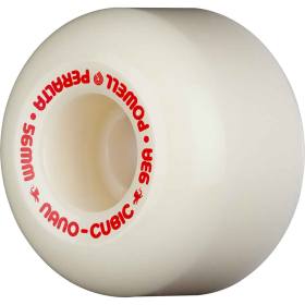 56mm x 37mm 93a Powell Peralta Dragon Formula Nano-Cubic Asymmetrical Wheels - White