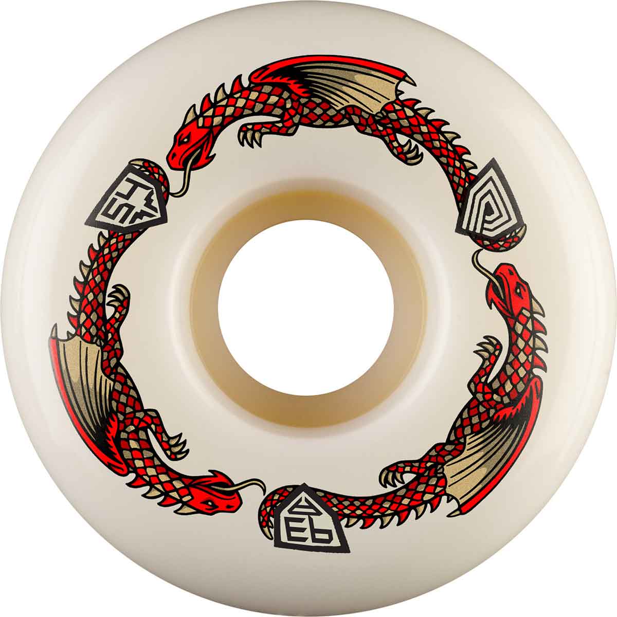 Powell Peralta Dragon Formula Red Dragon V7 Skateboard Wheels