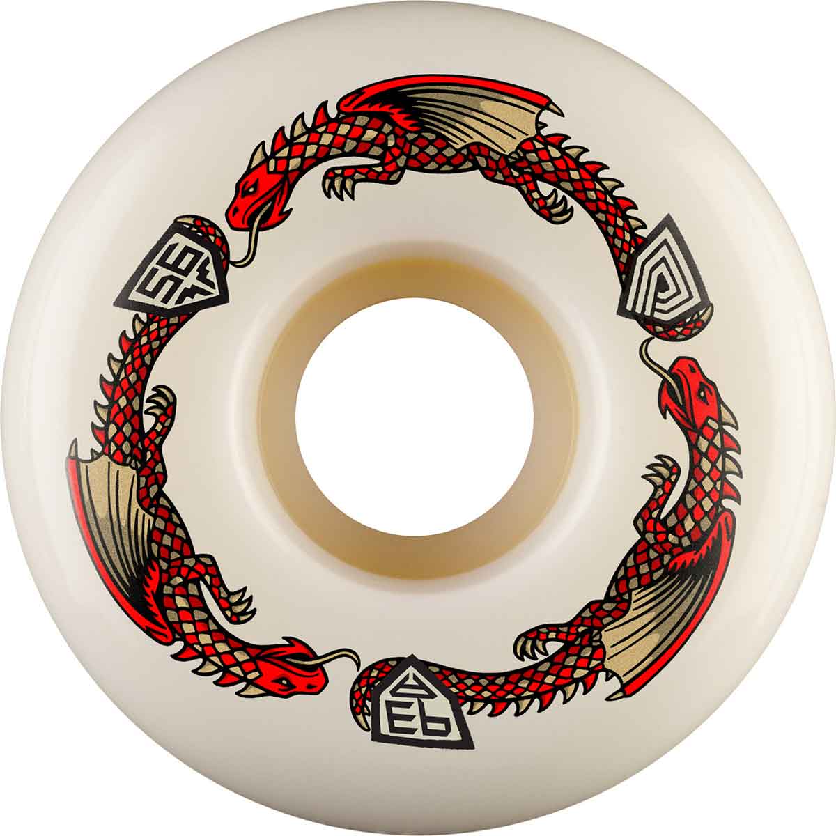 Powell Peralta Dragon Formula Red Dragon V7 Skateboard Wheels