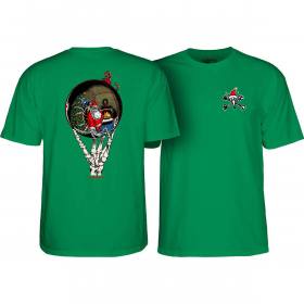 Powell Peralta Holiday 26 Reflection T-Shirt - Kelly Green - PRE-ORDER
