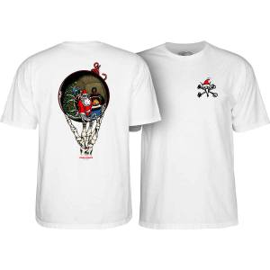 Powell Peralta Holiday 26 Reflection T-Shirt - White - PRE-ORDER