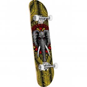 Powell Peralta Mike Vallely Elephant Birch Complete Skateboard - Yellow 7.5x30.7