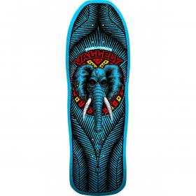 9.85x30 Powell Peralta Mike Vallely Elephant Re-Issue Skateboard Deck - Blue PRE-ORDER