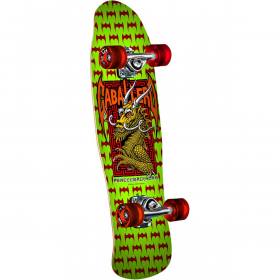Powell Peralta Mini Cab Street Dragon Complete Skateboard - Lime 8x29.5