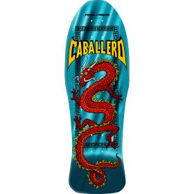 10x30 Powell Peralta OG Cab Chinese Dragon Re-Issue Deck - Turquoise Foil - PRE-ORDER